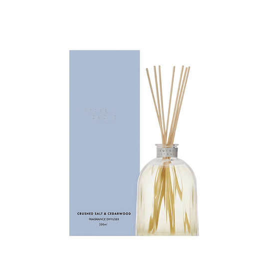 Diffuser - Peppermint Grove - Peppermint Grove Crushed Salt & Cedarwood Diffuser 200mL - The Gift Company