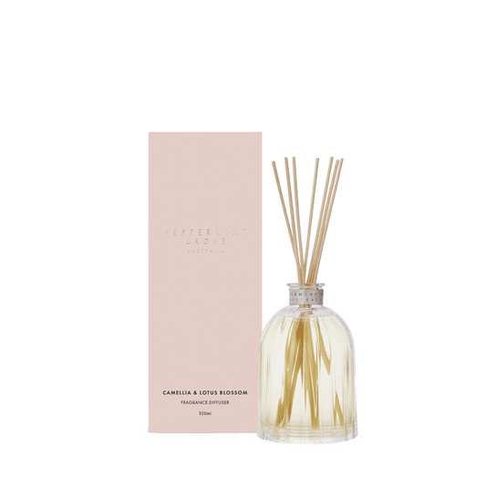 Diffuser - Peppermint Grove - Peppermint Grove Diffuser 100mL - Camellia & Lotus Blossom 100mL - The Gift Company