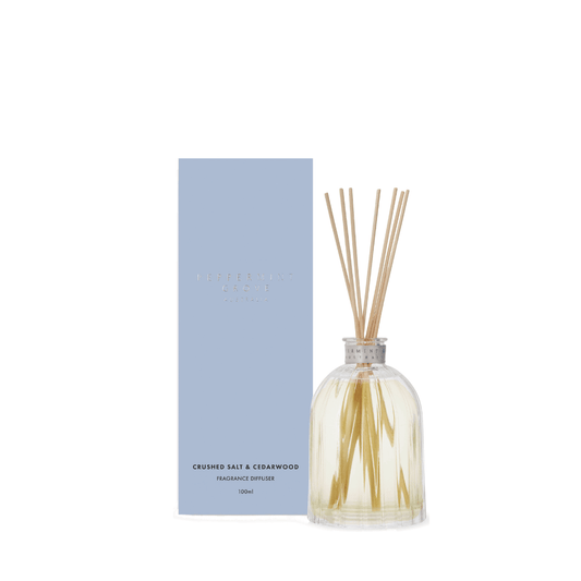 Diffuser - Peppermint Grove - Peppermint Grove Diffuser 100mL - Crushed Salt & Cedarwood - The Gift Company