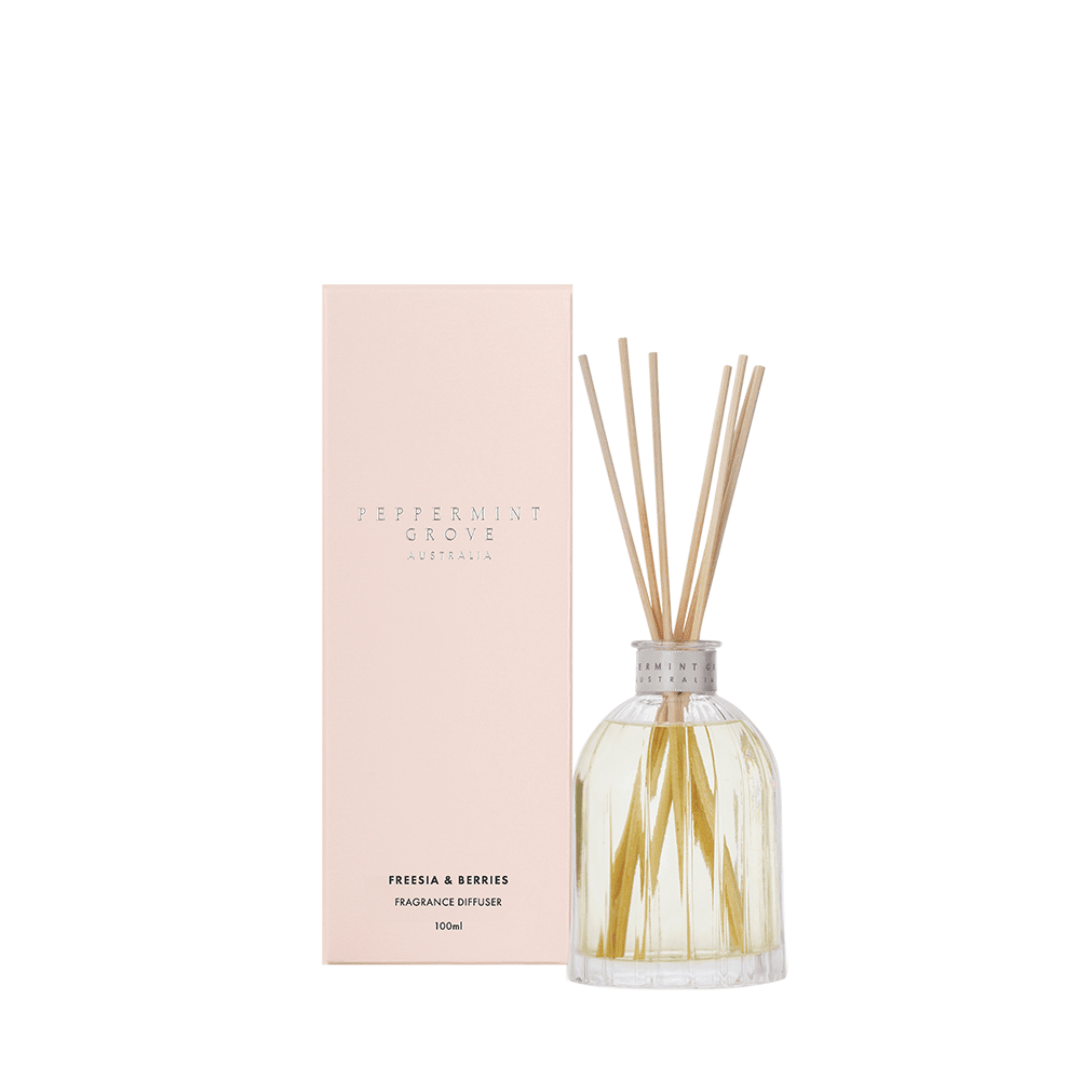 Diffuser - Peppermint Grove - Peppermint Grove Diffuser 100mL - Fressia & Berries - The Gift Company