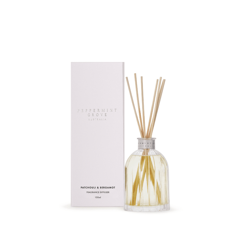 Diffuser - Peppermint Grove - Peppermint Grove Diffuser 100mL - Patchouli & Bergamot - The Gift Company