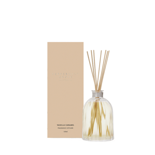 Diffuser - Peppermint Grove - Peppermint Grove Diffuser 100mL Vanilla Caramel - The Gift Company