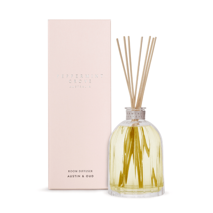 Diffuser - Peppermint Grove - Peppermint Grove Diffuser 350mL - Austin & Oud - The Gift Company