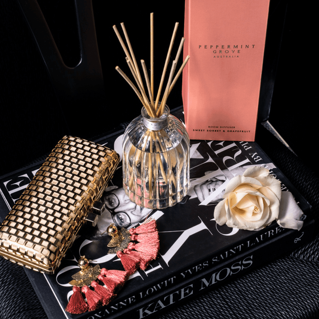Diffuser - Peppermint Grove - Peppermint Grove Diffuser 350mL - Camellia & Lotus Blossom - The Gift Company