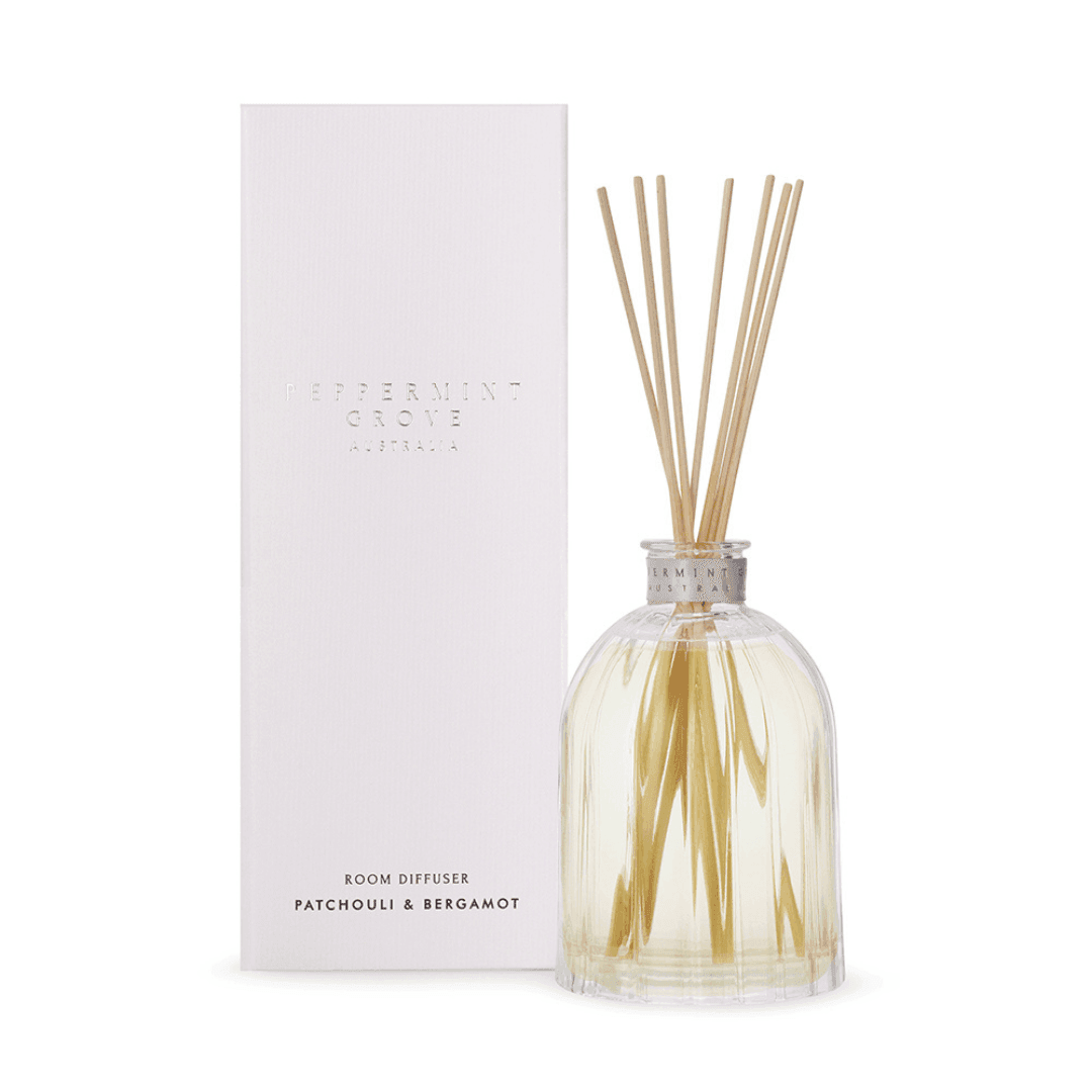 Diffuser - Peppermint Grove - Peppermint Grove Diffuser 350mL Patchouli & Bergamot - The Gift Company