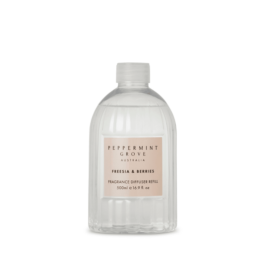 Diffuser - Peppermint Grove - Peppermint Grove Diffuser Refill 500mL - Fressia & Berries - The Gift Company