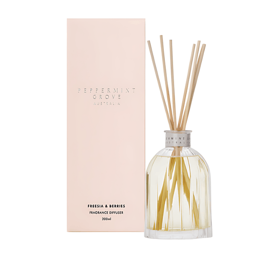 Diffuser - Peppermint Grove - Peppermint Grove Freesia & Berries Fragrance Diffuser 200ml - The Gift Company