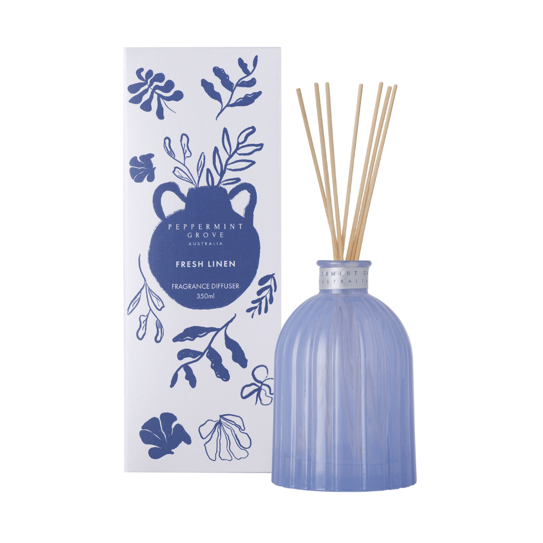 Diffuser - Peppermint Grove - Peppermint Grove Fresh Linen Fragrance Diffuser 350ml - The Gift Company