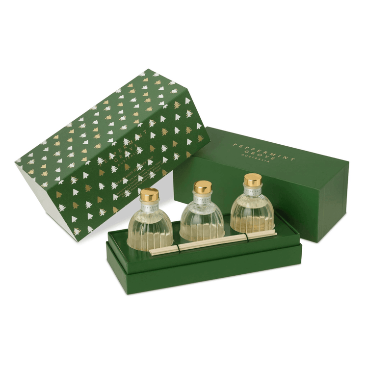 Diffuser - Peppermint Grove - Peppermint Grove Mini Fragrance Diffuser Trio - The Gift Company