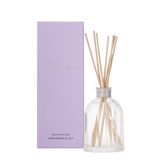 Diffuser - Peppermint Grove - Peppermint Grove Persimmon & Lily Fragrance Diffuser 200ml - The Gift Company