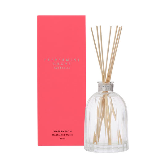 Diffuser - Peppermint Grove - Peppermint Grove Watermelon Fragrance Diffuser 350mL - The Gift Company