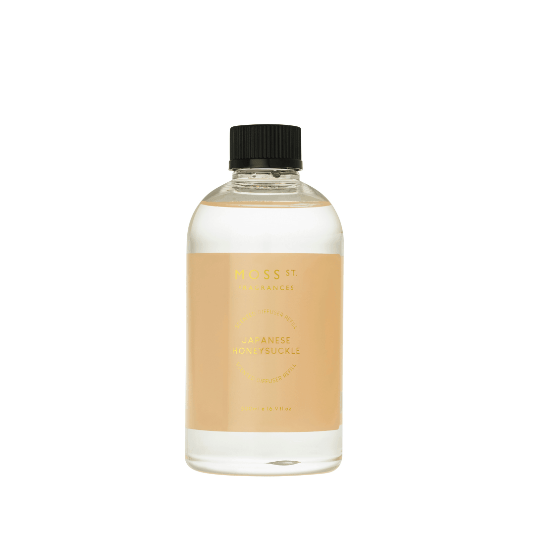 Diffuser Refill - Moss St Ceramics - MOSS ST Japanese Honeysuckle Diffuser Refill 500ml - The Gift Company