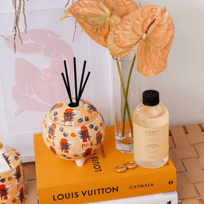 Diffuser Refill - Moss St Ceramics - MOSS ST Japanese Honeysuckle Diffuser Refill 500ml - The Gift Company