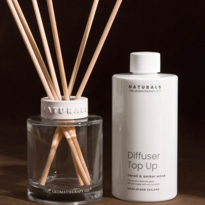 Diffuser Refill - The Aromatherapy Co. - The Aromatherapy Co. Neroli & Amber Wood Naturals Diffuser Refill 240mL - The Gift Company