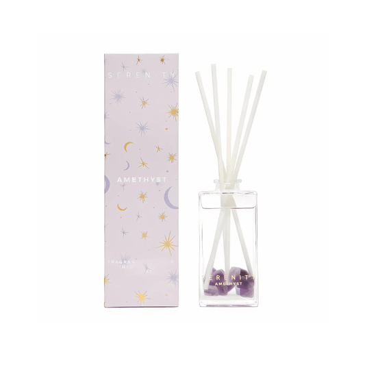 Diffuser - Serenity - Serenity De-Stress Amethyst Crystal Diffuser 130mL - The Gift Company