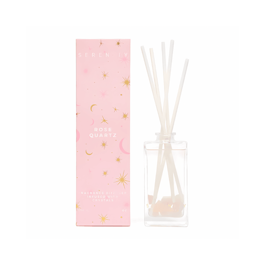 Diffuser - Serenity - Serenity Love Quartz Crystal Diffuser 130mL - The Gift Company