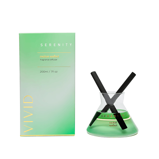 Diffuser - Serenity - Serenity Melon Sorbet Diffuser 200ml - The Gift Company