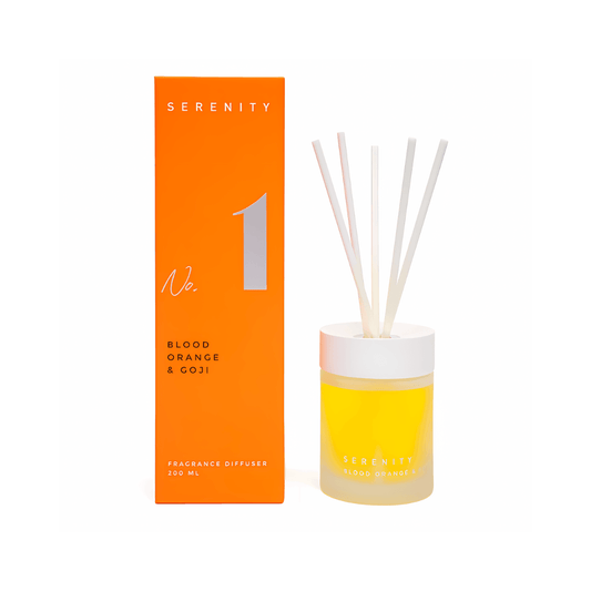 Diffuser - Serenity - Serenity Orange & Goji Diffuser 200mL - The Gift Company