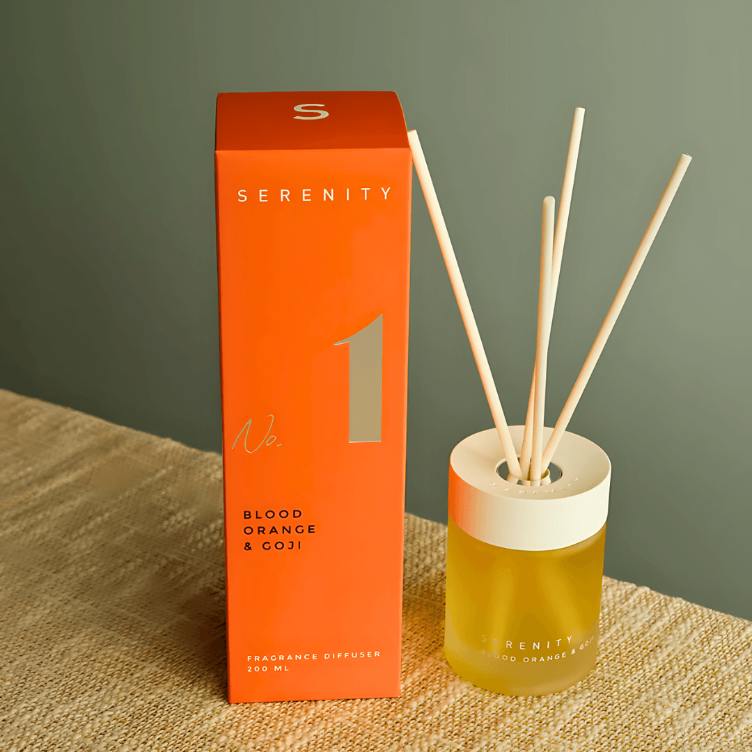 Diffuser - Serenity - Serenity Orange & Goji Diffuser 200mL - The Gift Company