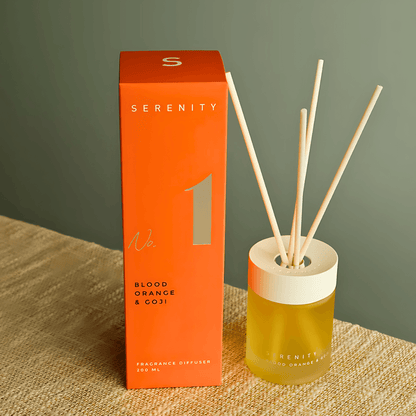 Diffuser - Serenity - Serenity Orange & Goji Diffuser 200mL - The Gift Company