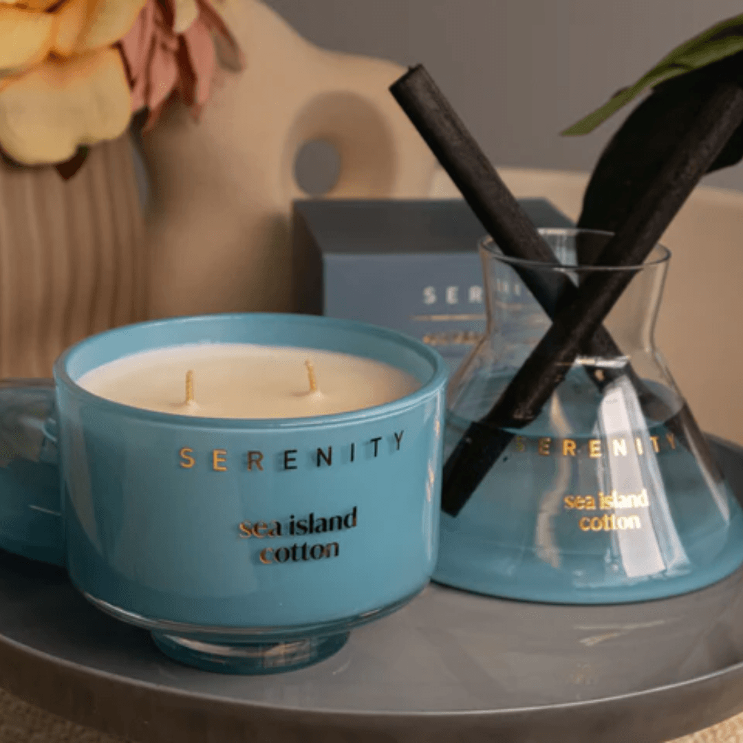 Diffuser - Serenity - Serenity Sea Island Cotton Diffuser 200ml - The Gift Company