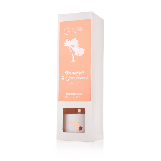 Diffuser - Silk Oil of Morocco - Luxe Diffuser - Champagne & Strawberries - The Gift Company