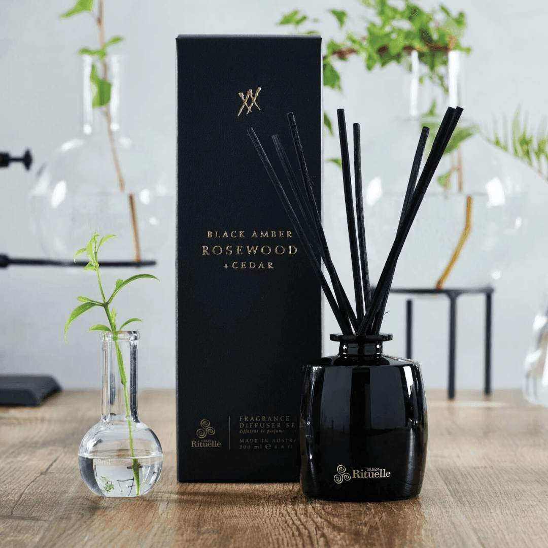 Diffuser - Urban Rituelle - Urban Rituelle Diffuser - Black Amber, Rosewood & Cedar 200mL - The Gift Company