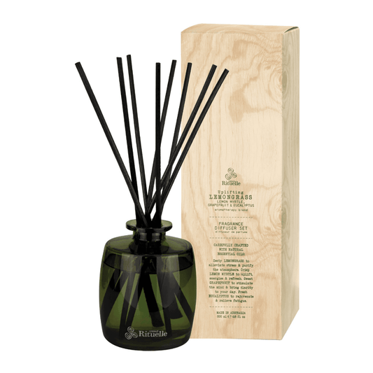 Diffuser - Urban Rituelle - Urban Rituelle Diffuser - Lemongrass, Lemon Myrtle, Grapefruit & Eucalyptus 220mL - The Gift Company