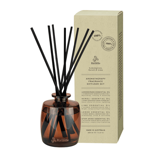 Diffuser - Urban Rituelle - Urban Rituelle Diffuser - Lemongrass, Neroli & Lime 220mL - The Gift Company