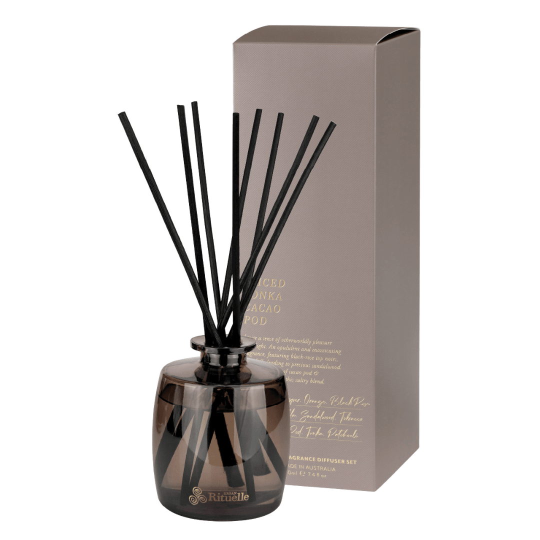 Diffuser - Urban Rituelle - Urban Rituelle Diffuser - Spiced Tonka, Cacao Pod 220mL - The Gift Company