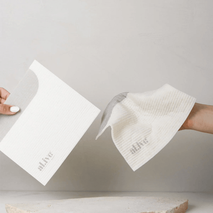 Dish Cloth - Al.ive - al.ive body Biodegradable Dish Cloth - Pack Of 2 - The Gift Company