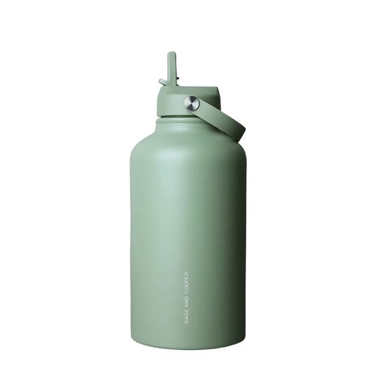 Drink Bottle - Sage & Cooper - Sage & Cooper Insulated Drink Bottle 1.8L - Olive - The Gift Company