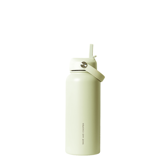 Drink Bottle - Sage & Cooper - Sage & Cooper Insulated Drink Bottle 1L - Light Green - The Gift Company