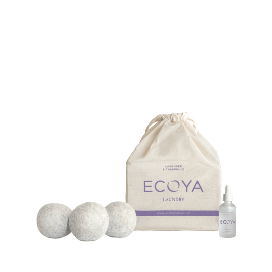 Dryer Ball Set - Ecoya - ECOYA Lavender & Chamomile Laundry Dryer Ball Set - The Gift Company