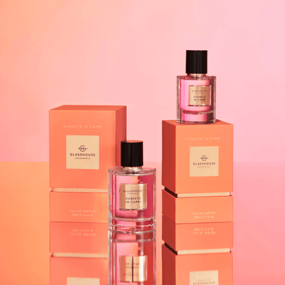 Eau de Parfum - Glasshouse - Glasshouse Fragrances Eau de Parfum - Sunsets in Capri 100mL - The Gift Company