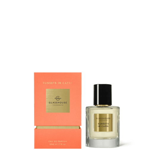 Eau de Parfum - Glasshouse - Glasshouse Fragrances Eau de Parfum - Sunsets in Capri 50mL - The Gift Company