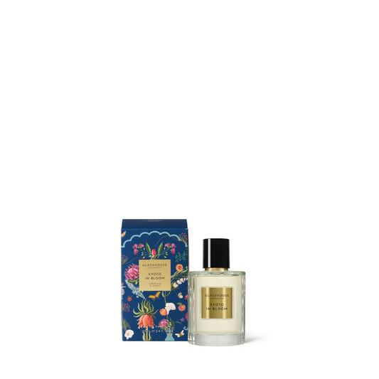 Eau de Parfum - Glasshouse - Glasshouse Fragrances Kyoto in Bloom Camellia & Lotus 100mL - The Gift Company