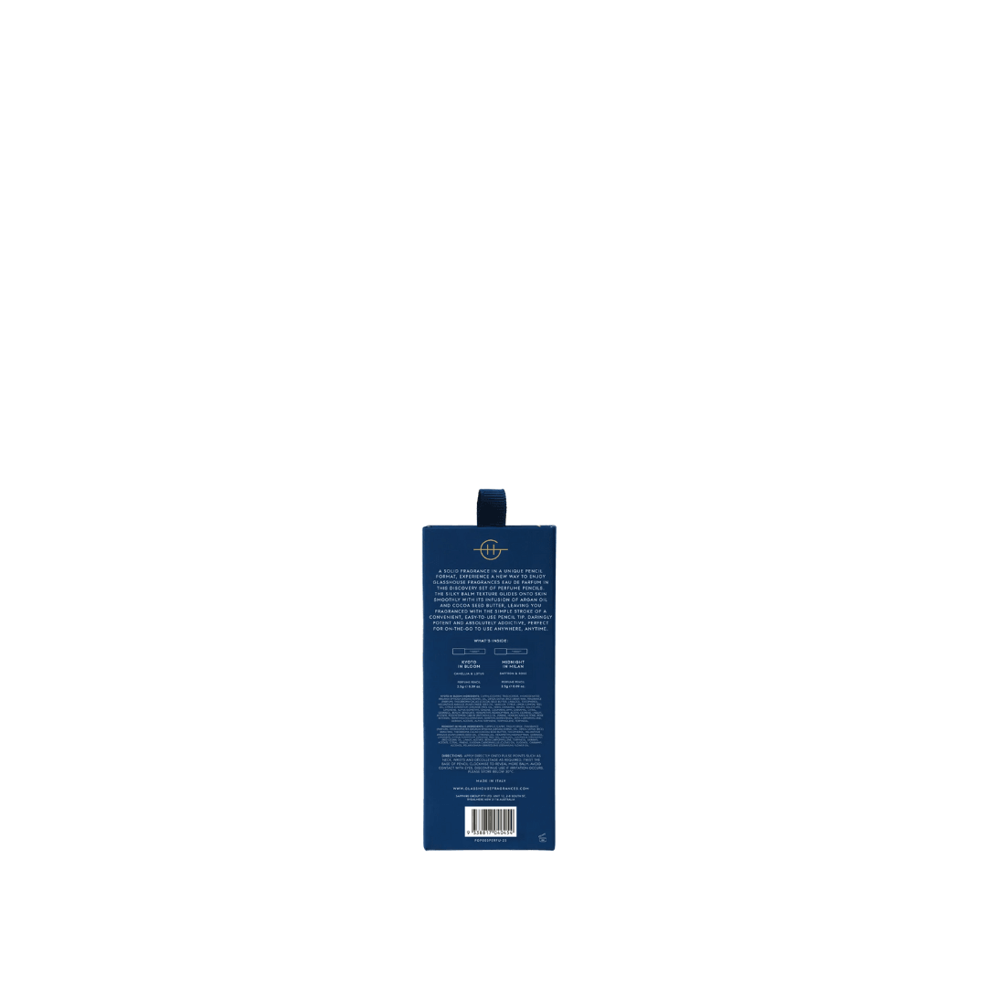 Eau de Parfum - Glasshouse - Glasshouse Fragrances Perfume Pencils Kyoto in Bloom & Midnight in Milan Gift Set 2.5g x 2 - The Gift Company