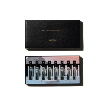 Eau de Parfum Set - Lumira - Lumira Parfum Discovery Set 8 × 2mL - The Gift Company