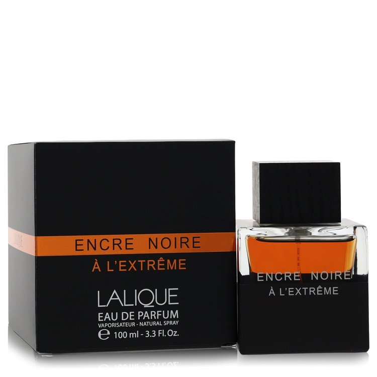 Lalique Encre Noire À L'Extrême Eau de Parfum Woody Spicy 100mL bottle and box