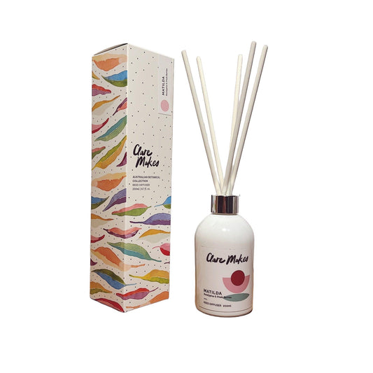 Clare Makes Matilda Eucalyptus & Fresh Berries Reed Diffuser 200mL by Clare Makes