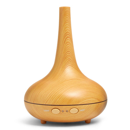 NNEIDS Decor Ultrasonic Aroma Diffuser - Light Wood Grain-0