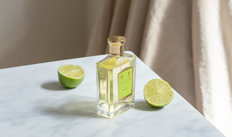 Floris Jermyn Street Eau de Parfum styled with lime