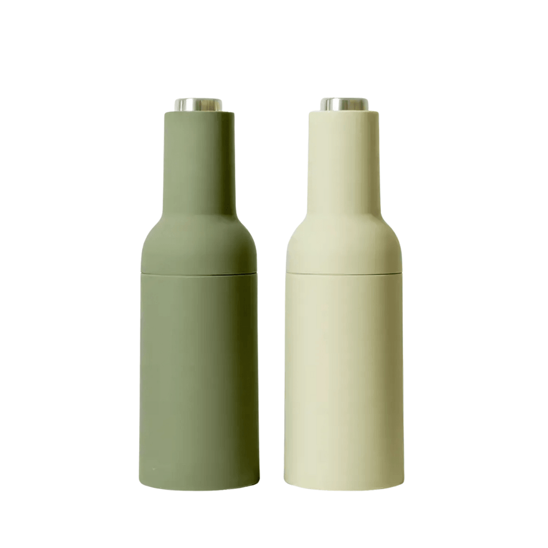 Food Grinder - Sage & Cooper - Sage & Cooper Thea Automatic Salt & Pepper Grinders - Moss & Sage - The Gift Company
