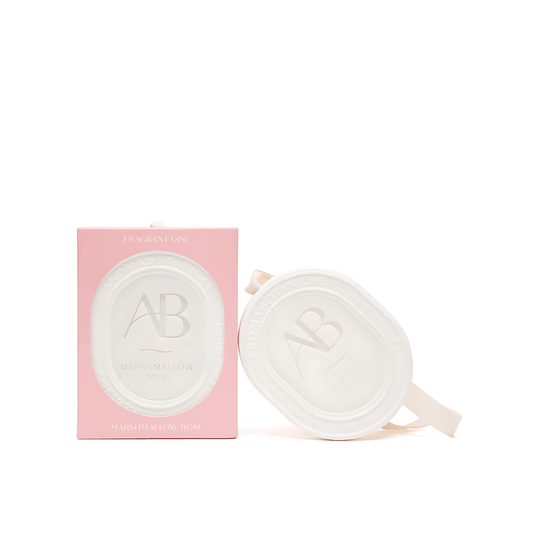 Fragrance Disc - Aromabotanical - Aromabotanical Marshmallow Rose Fragrant Disc - The Gift Company