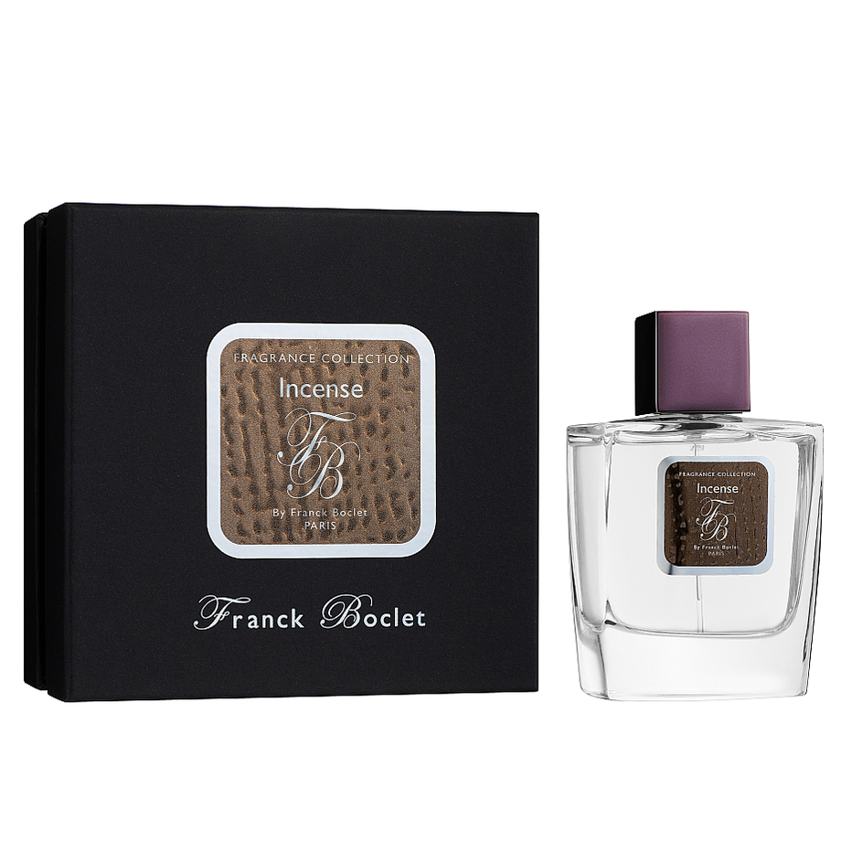 Franck Boclet Incense Eau de Parfum 100mL bottle and box