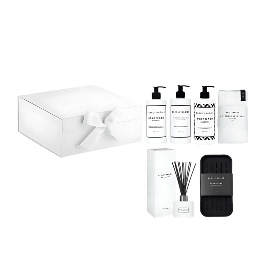 Gift Box - BARKLY BASICS - Barkly Basics Bathroom Basics White Gift Box - The Gift Company