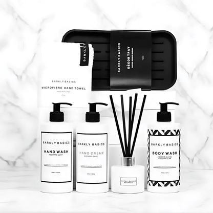 Gift Box - BARKLY BASICS - Barkly Basics Bathroom Basics White Gift Hamper - The Gift Company