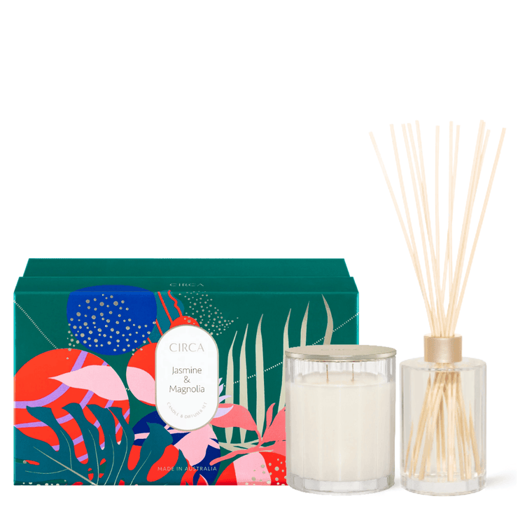 Gift Box - Circa - CIRCA Candle & Diffuser Gift Set - Jasmine & Magnolia - The Gift Company