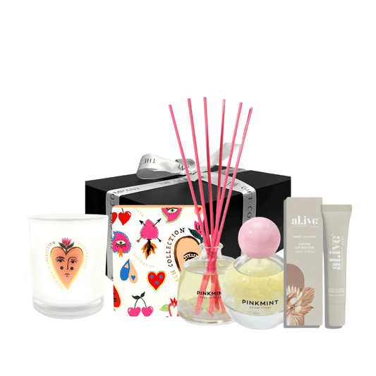 Gift Box - Palm Beach - Palm Beach, Pinkmint & al.ive body For Her Hamper by The Gift Company - The Gift Company
